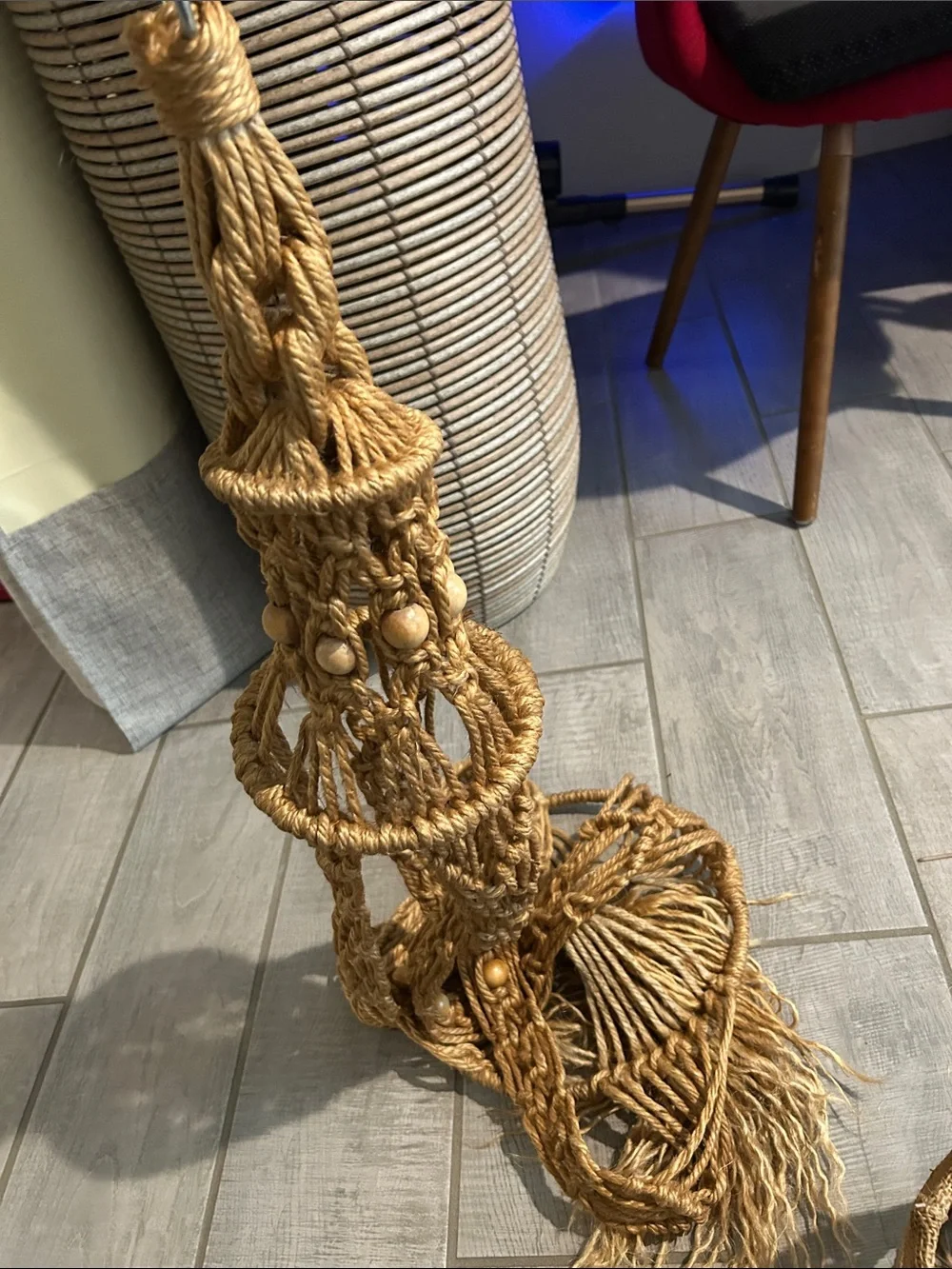 Handmade jute Macrame plant hanger